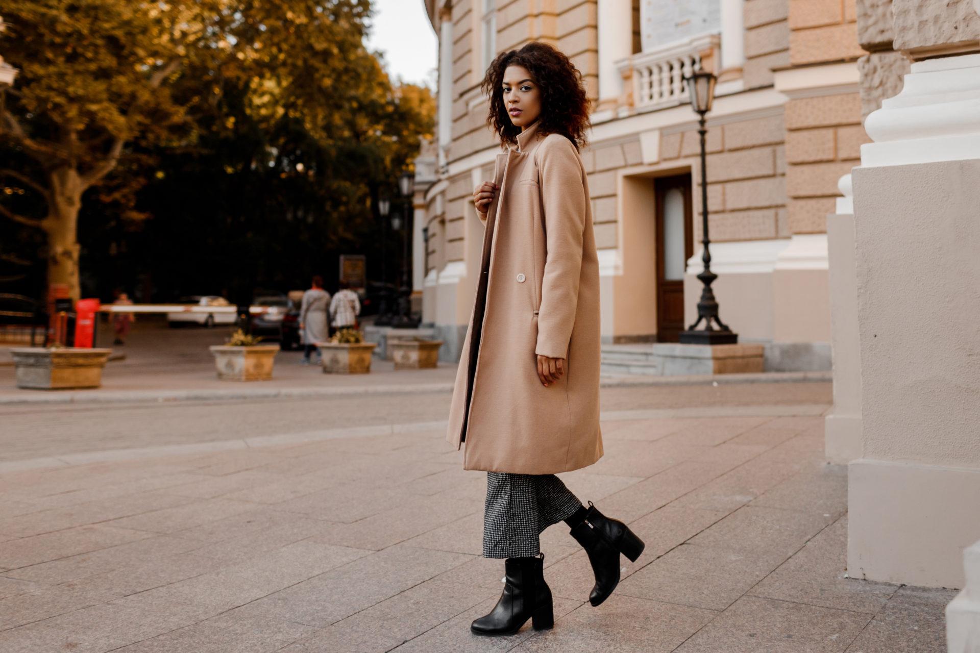Manteau camel J achete local Obernai alsace.shop