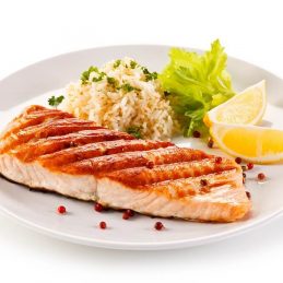 saumon-riz