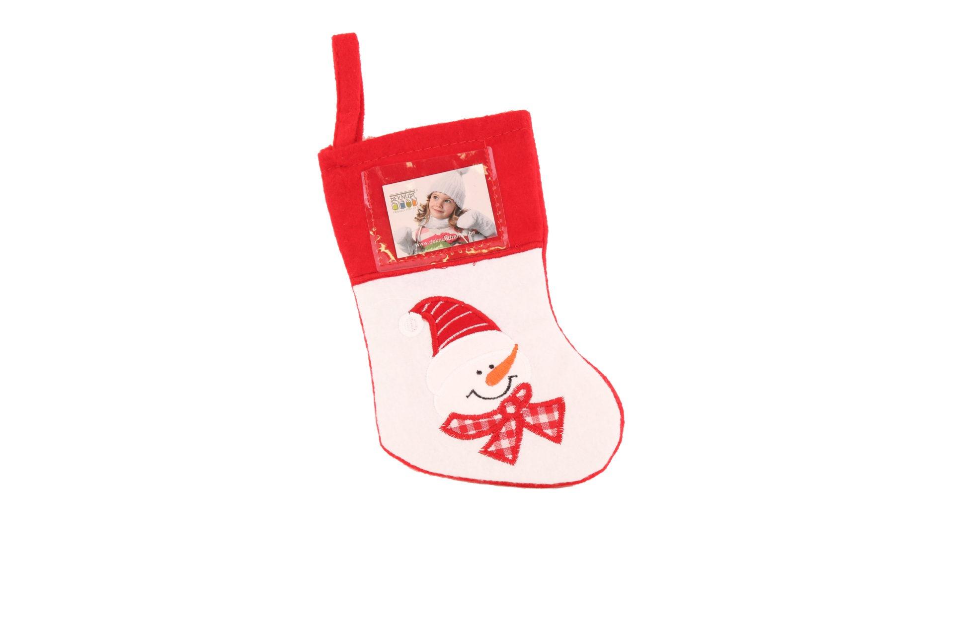 chaussette noel blanche