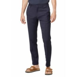 Pantalon-slim-revers-navy-carreau-ton-sur-ton