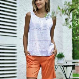 Ensemble pyjama short et top