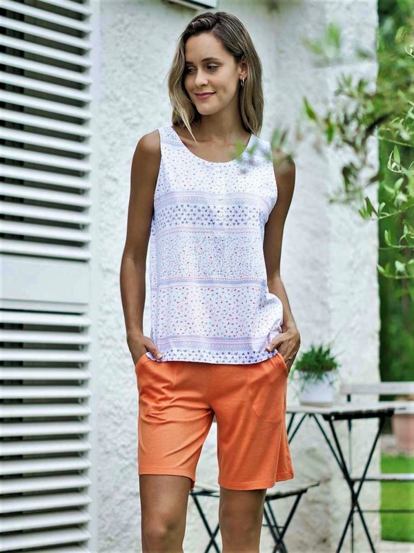Ensemble pyjama short et top