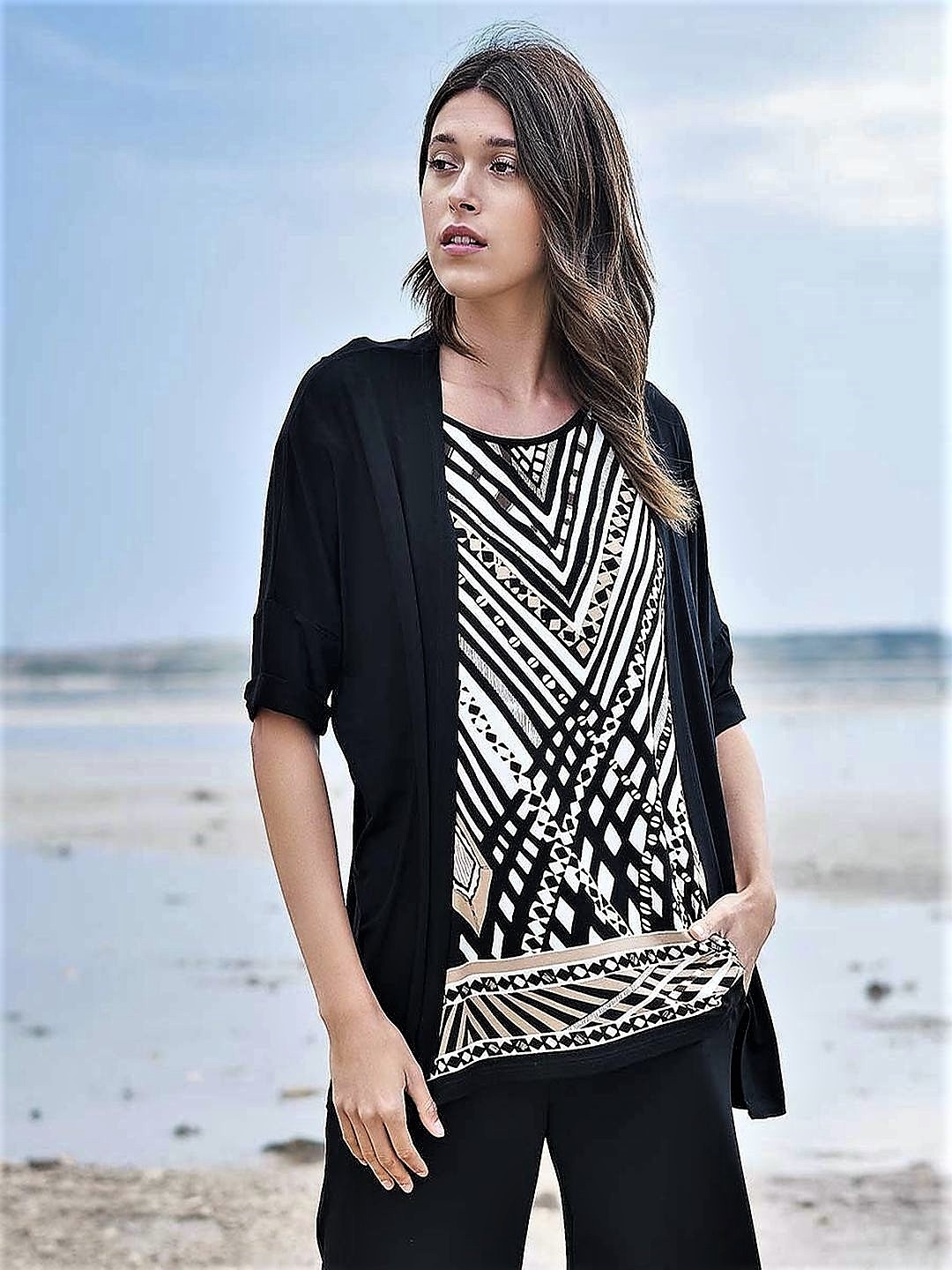 CARDIGAN ETE MANCHES 3-4 8112 MODA INTIMA VANIA