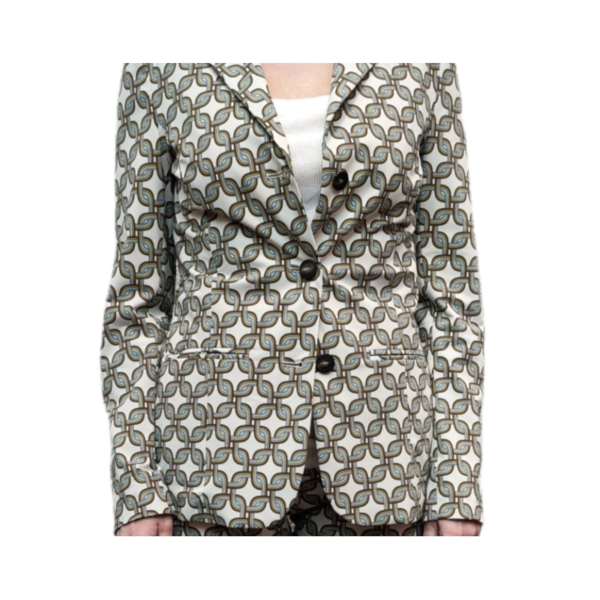 Veste-ecrue-print-chaines RRD