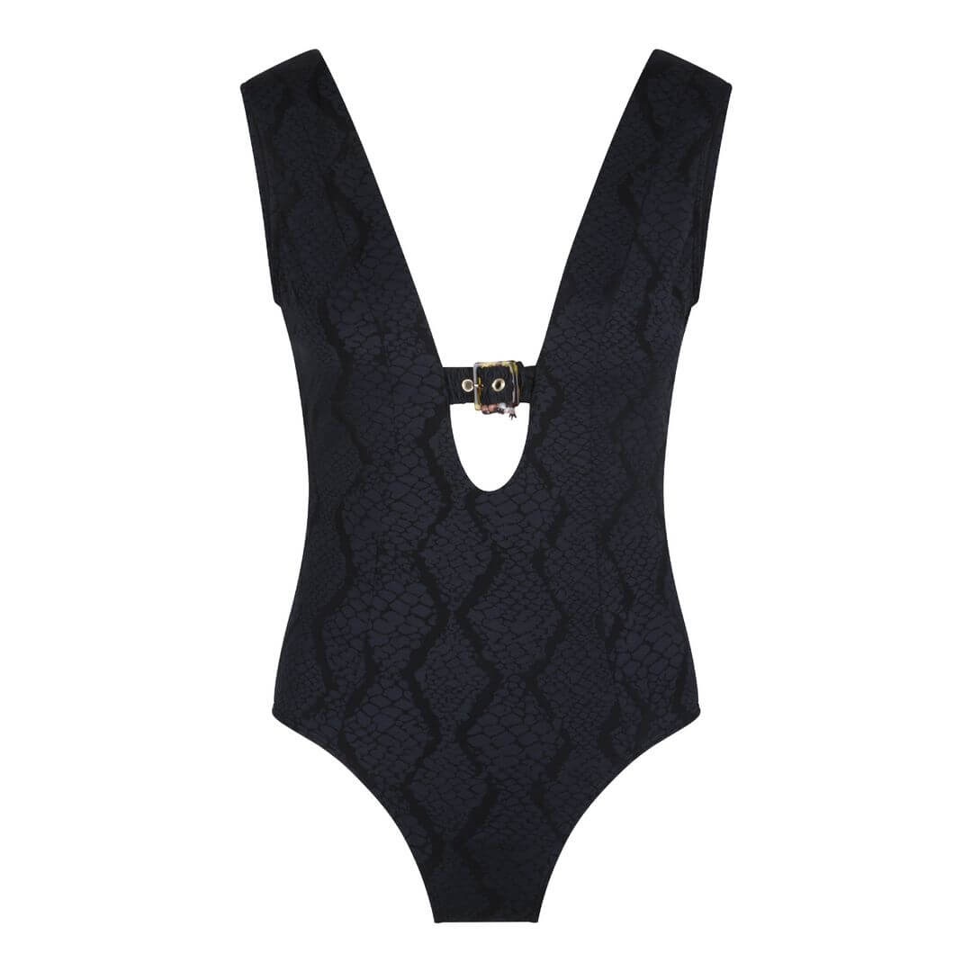 Maillot de bain une pièce black snake LingaDore