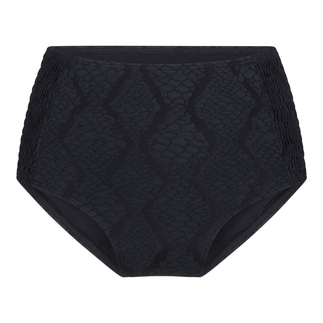 Slip de bain taille haute black snake LingaDore
