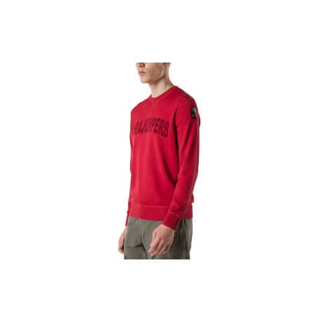 Pull manches longues rouge homme