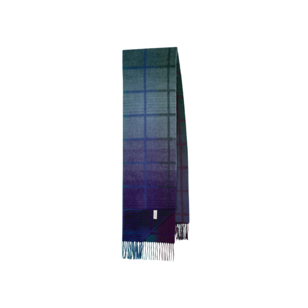 echarpe-laine-carreaux-mauve-vert
