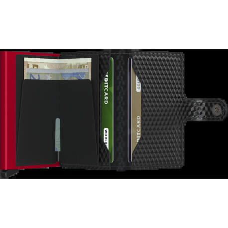 mini-wallet-cubic-black-red -intérieur