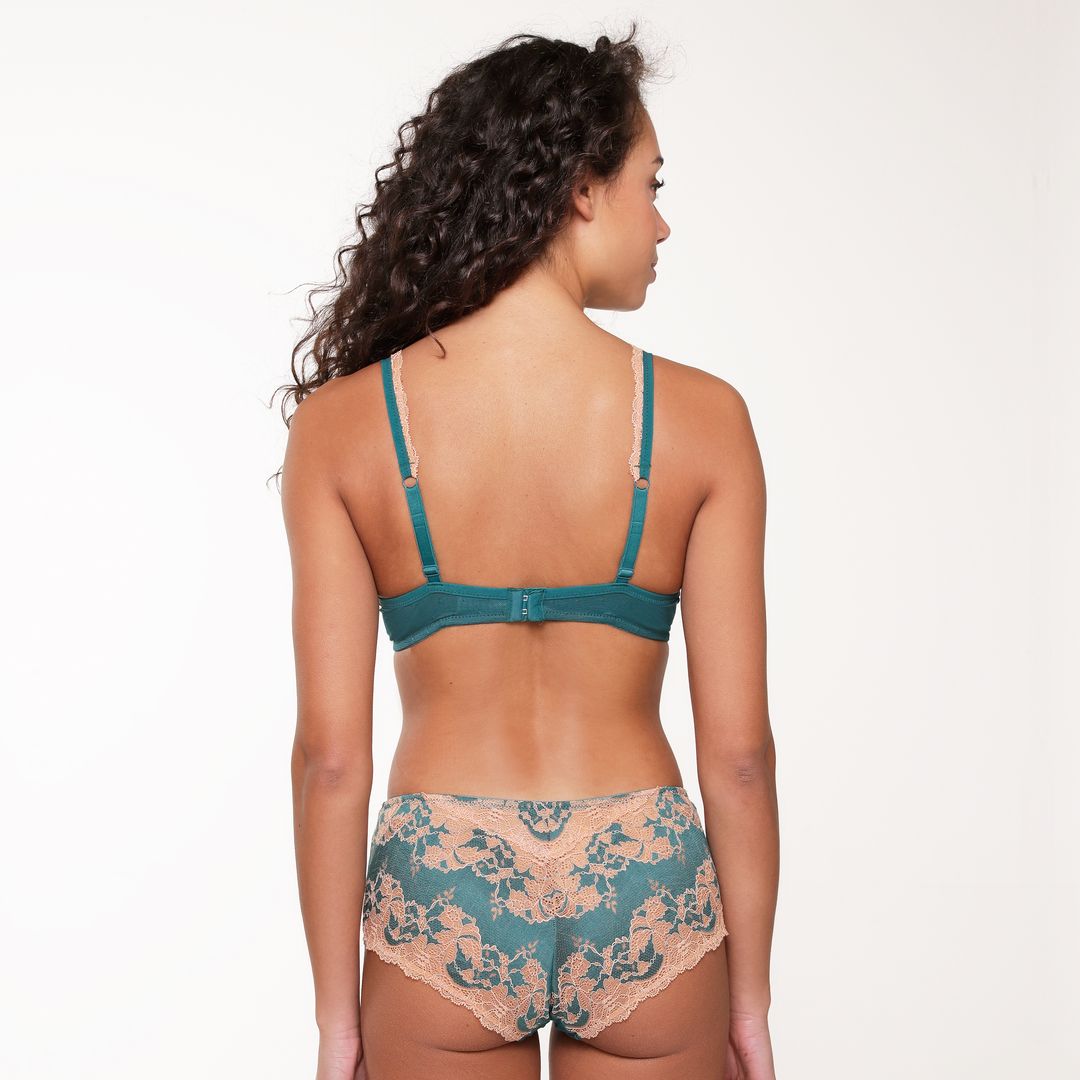 Soutien-gorge avec armatures emboitant - Bleu Prestige – Simone