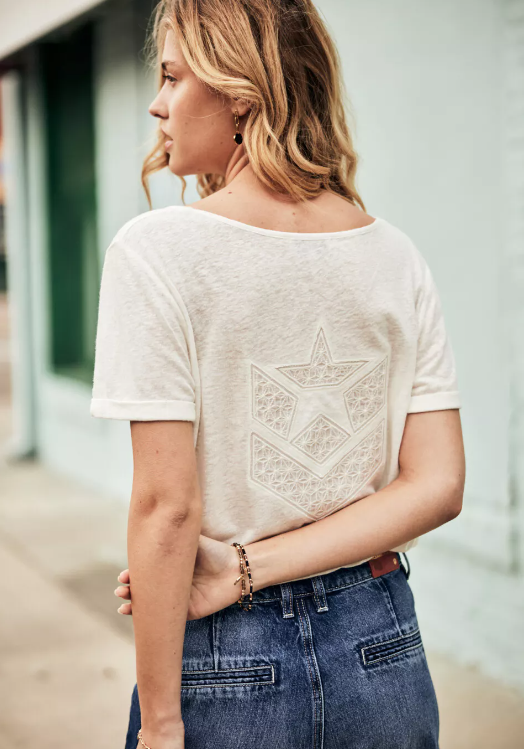 2023-08-21 15_29_05-T-Shirts Tswan Icon Lace Off White _ Collection Femme - Freeman T. Porter