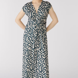 Robe à motifs graphiques