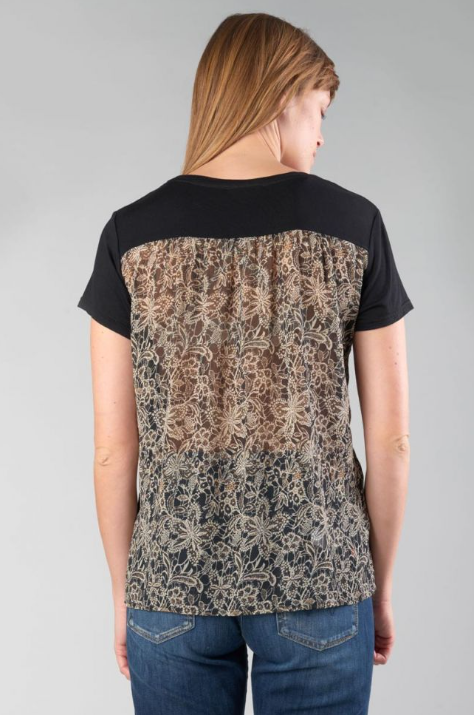 2023-09-14 11_00_31-T-shirt bi-matière Deray noir imprimé _ Tee Shirt Femme _ Le Temps des Cerises