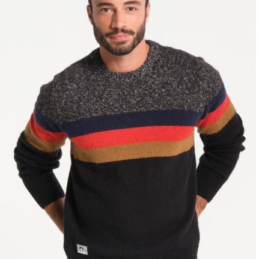 homme à bandes colorées J&JOY
