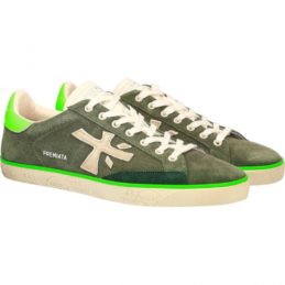 sneakers-steven-suede-kaki-spoiler-vert-fluo